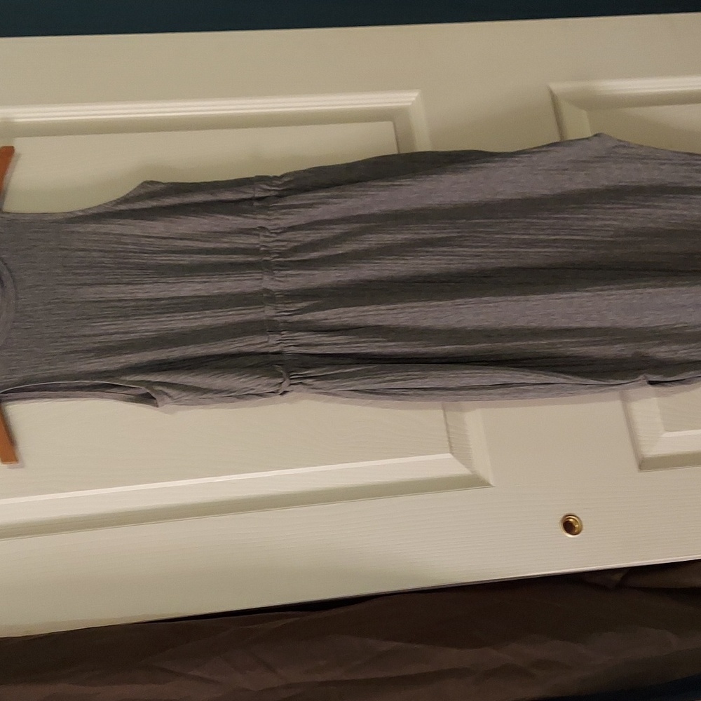 Primark Grey Jersey Sleeveless Midi Dress Girls Size 9-10‎ years old
